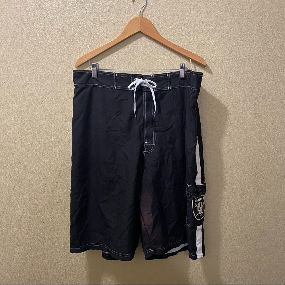 Men’s XXL NFL Raiders Swim Trunks Shorts